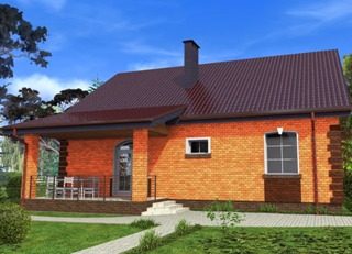 Проекты домов из кирпича 4х6 в Уфе