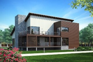 Строительство каркасных домов в современном стиле в Уфе под ключ