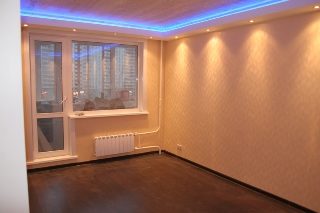 Ремонт спальни 9 кв метров в Уфе под ключ